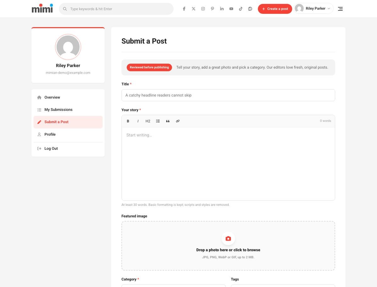 Submit form